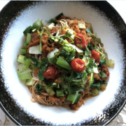 Cherry Tomato puree with Noodles